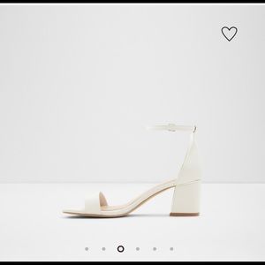Aldo Kedeaviel Size 9 White Heel